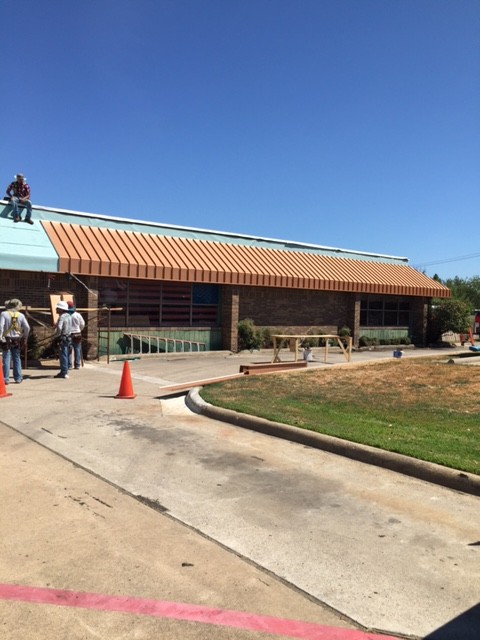 AFTER Metal roofing job
